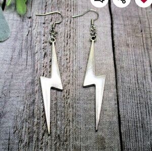 Lightening bolt earrings